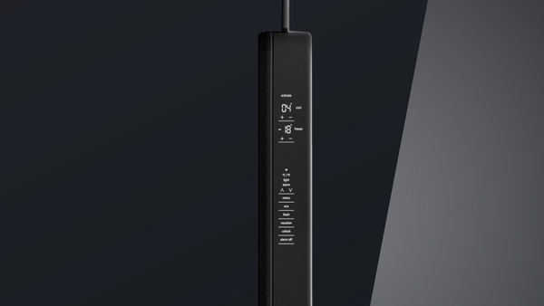 Siemens Kühl-Gefrierkombination mehrtürig, Glasfront, 183x90.5cm, Schwarz KF96RSBEA