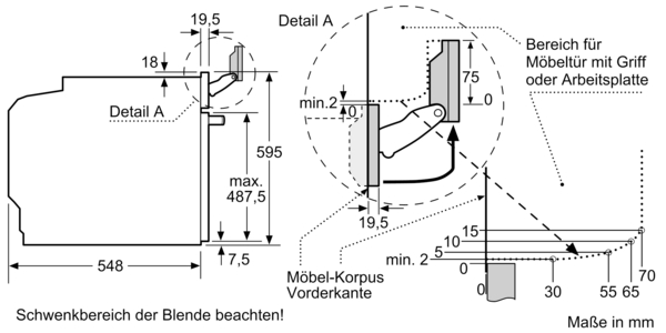 Siemens Einbau-Dampfbackofen iQ700, 60x60 cm, Schwarz, Edelstahl, HS736G3B1