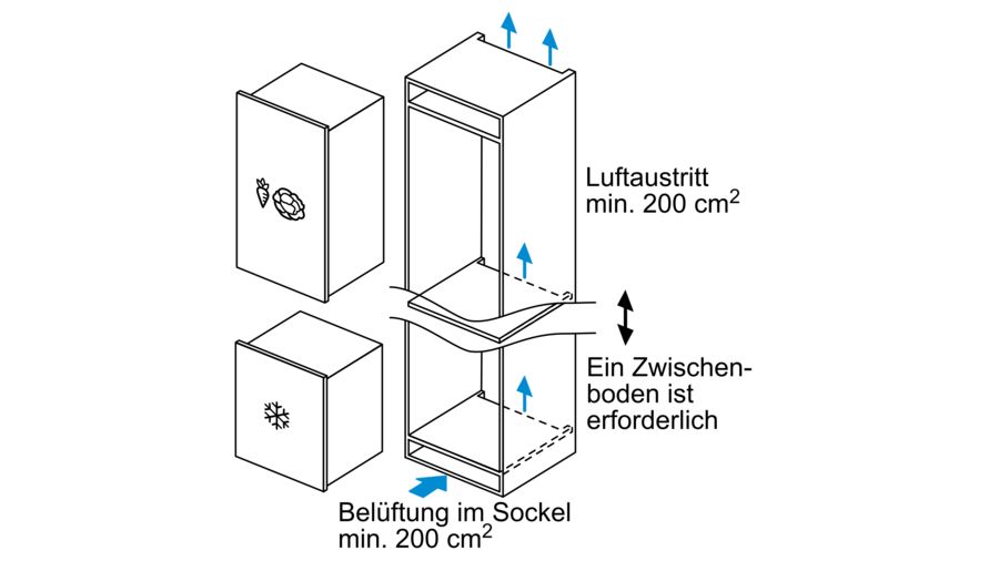 Bosch Einbau-Gefrierschrank GIV21AFE0