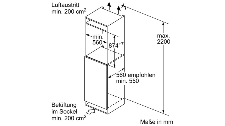 Bosch Einbau-Gefrierschrank GIV21AFE0