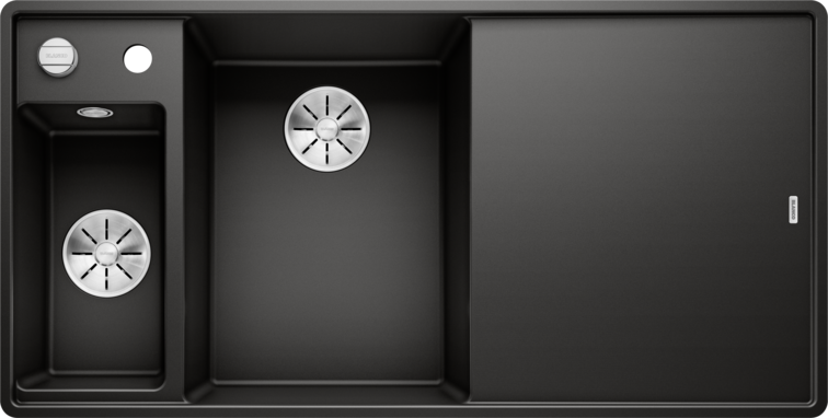 BLANCO Silgranitspüle AXIA III 6 S-F schwarz 525853