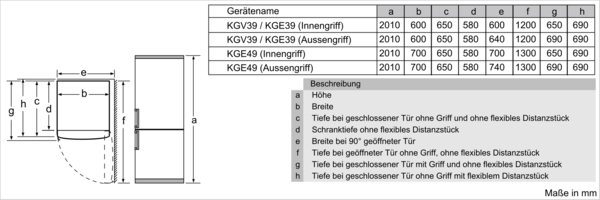 Siemens Kühl-/Gefrier-Kombination iQ500 Edelstahl KG39EAICA