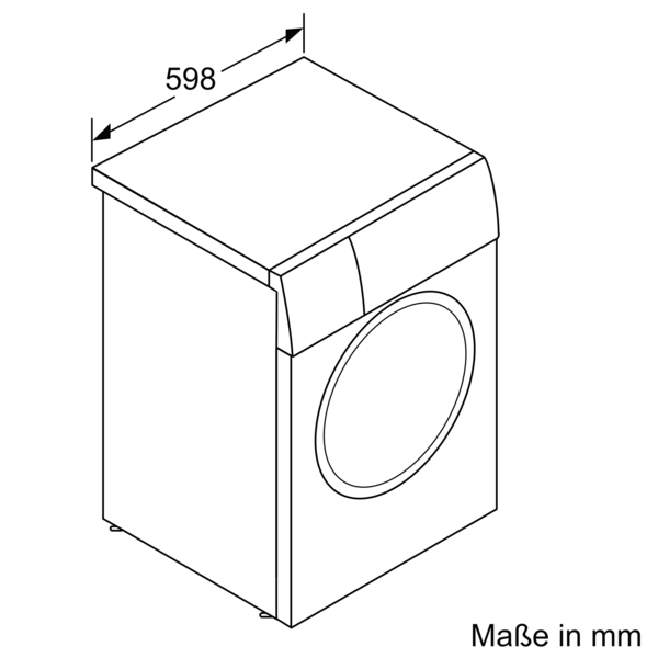 Bosch Exclusiv Waschmaschine Frontlader 7kg 1400U/min WAN28297