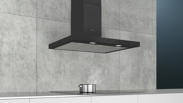 Siemens Wandesse iQ100, 90 cm, Schwarz LC96BBC60