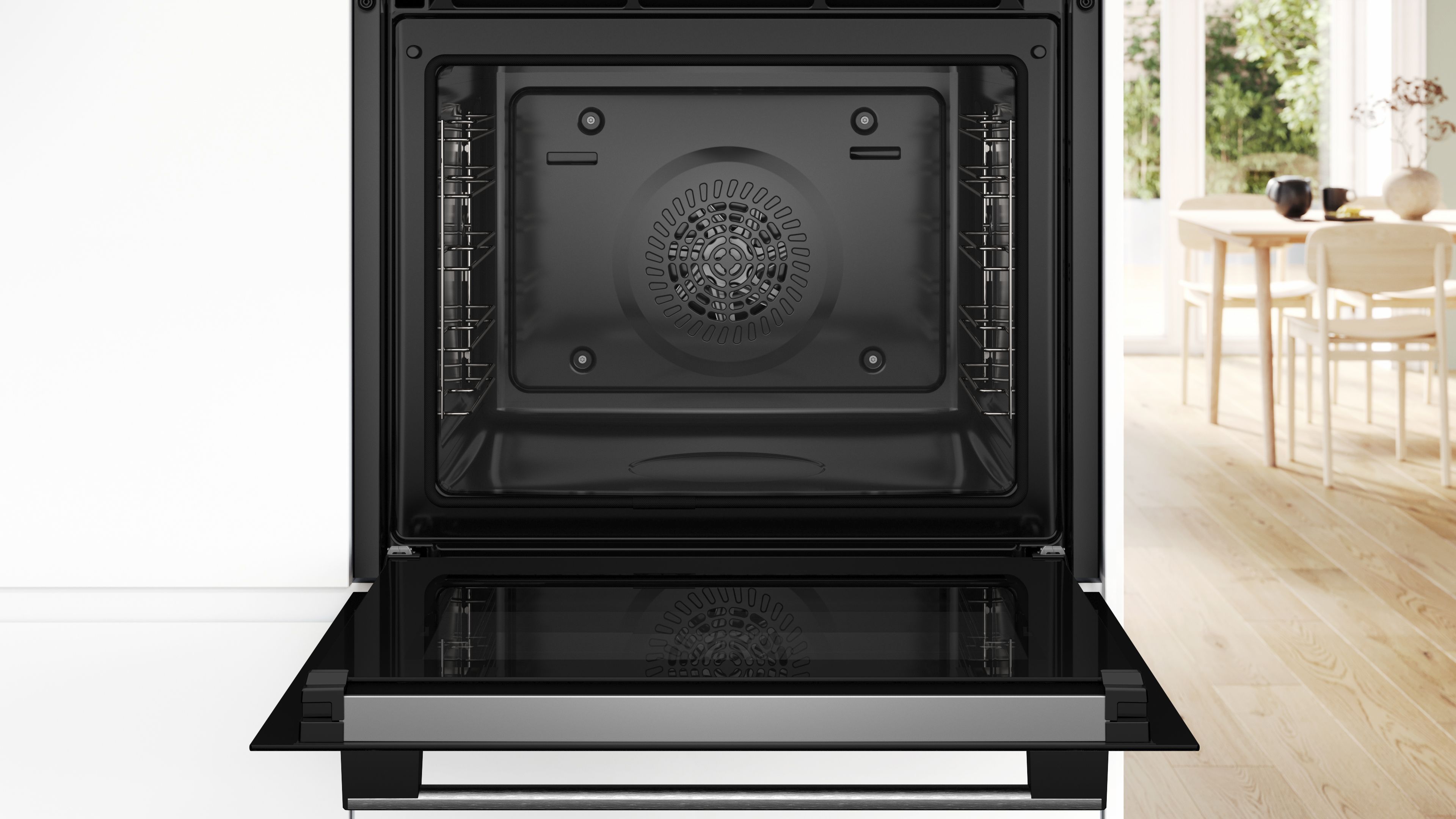 Bosch Einbau-Backofen-Set HBD675CS62: HBG578BS3 + PIF645BB5E