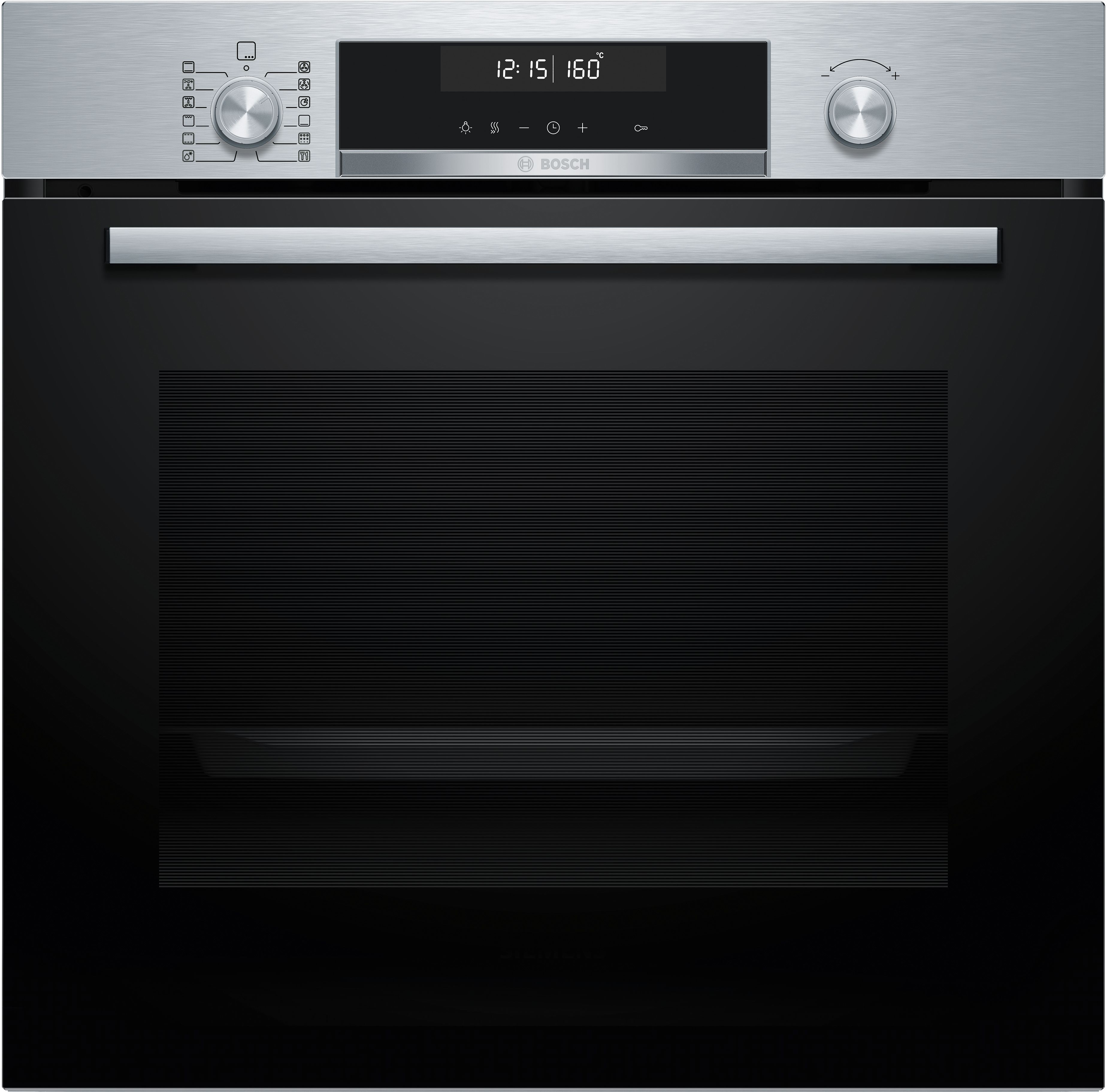 Bosch Einbau-Backofen-Set HBD672LS82: HBG578BS3 + PKC845FP1D