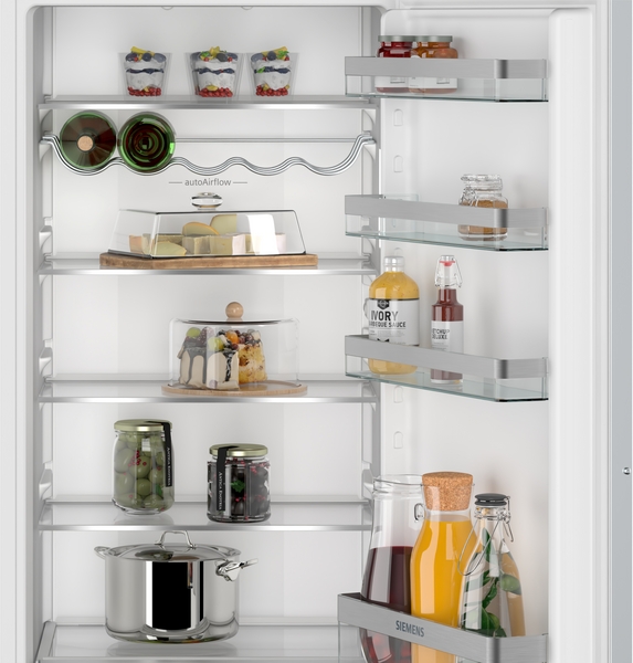Siemens Einbau-Kühlschrank iQ300, 122.5 x 56 cm, Flachscharnier KI41RVFE0